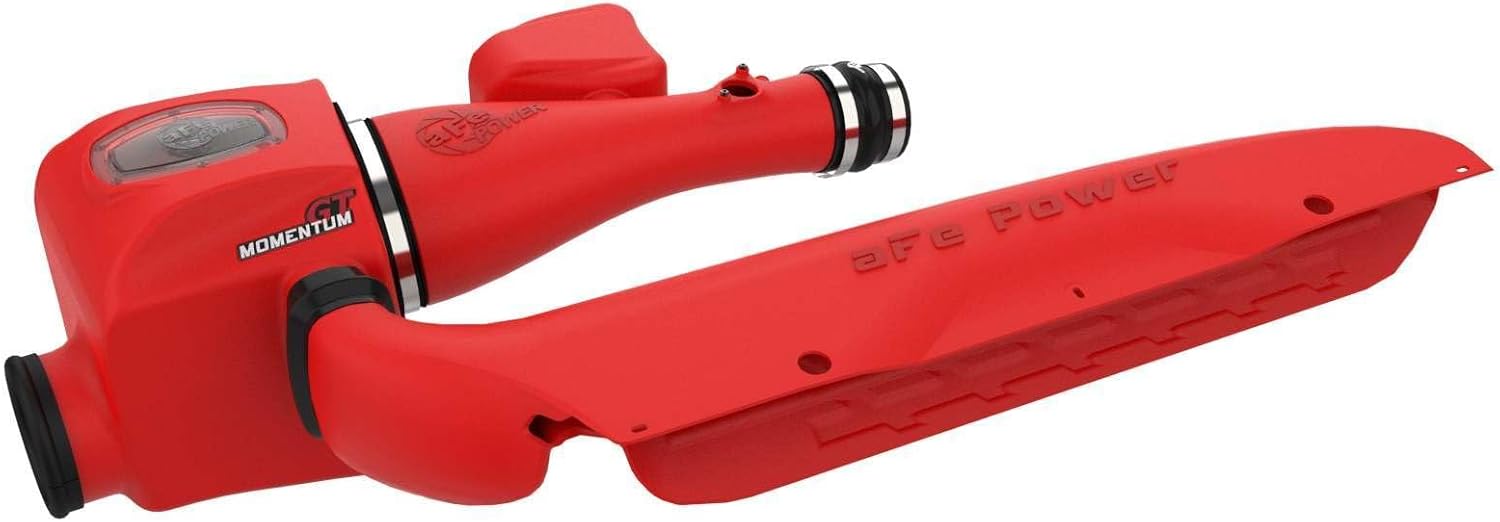 aFe POWER Momentum GT Cold Air Intake System w/Pro DRY S Filter, #51-76005-R, Red