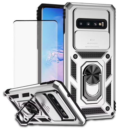 Coque Samsung S10+ évitez les rayures caméra et bris d'écran avec verre