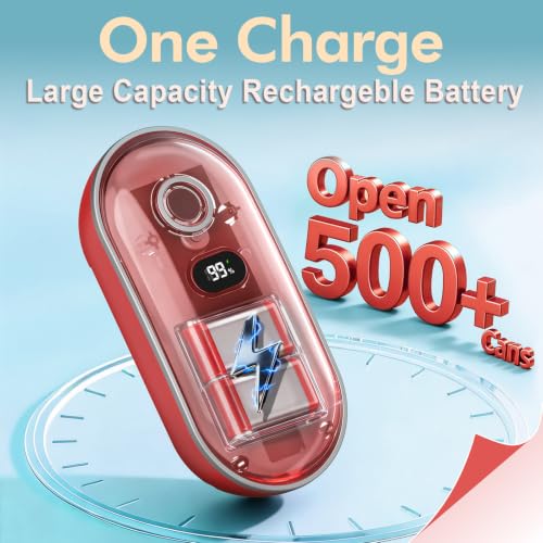 Rechargeable Electric Can Opener, One-Touch Automatic, Smooth Edge by Cansoper - Used condition - Image 4