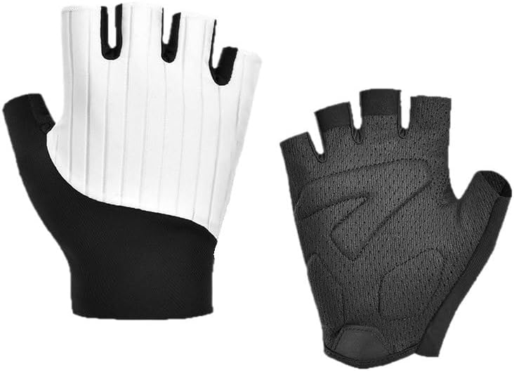 Cycling Outdoor Fitness Shock Absorption Anti-Slip Breathable Half Finger Sports Nylon Gloves