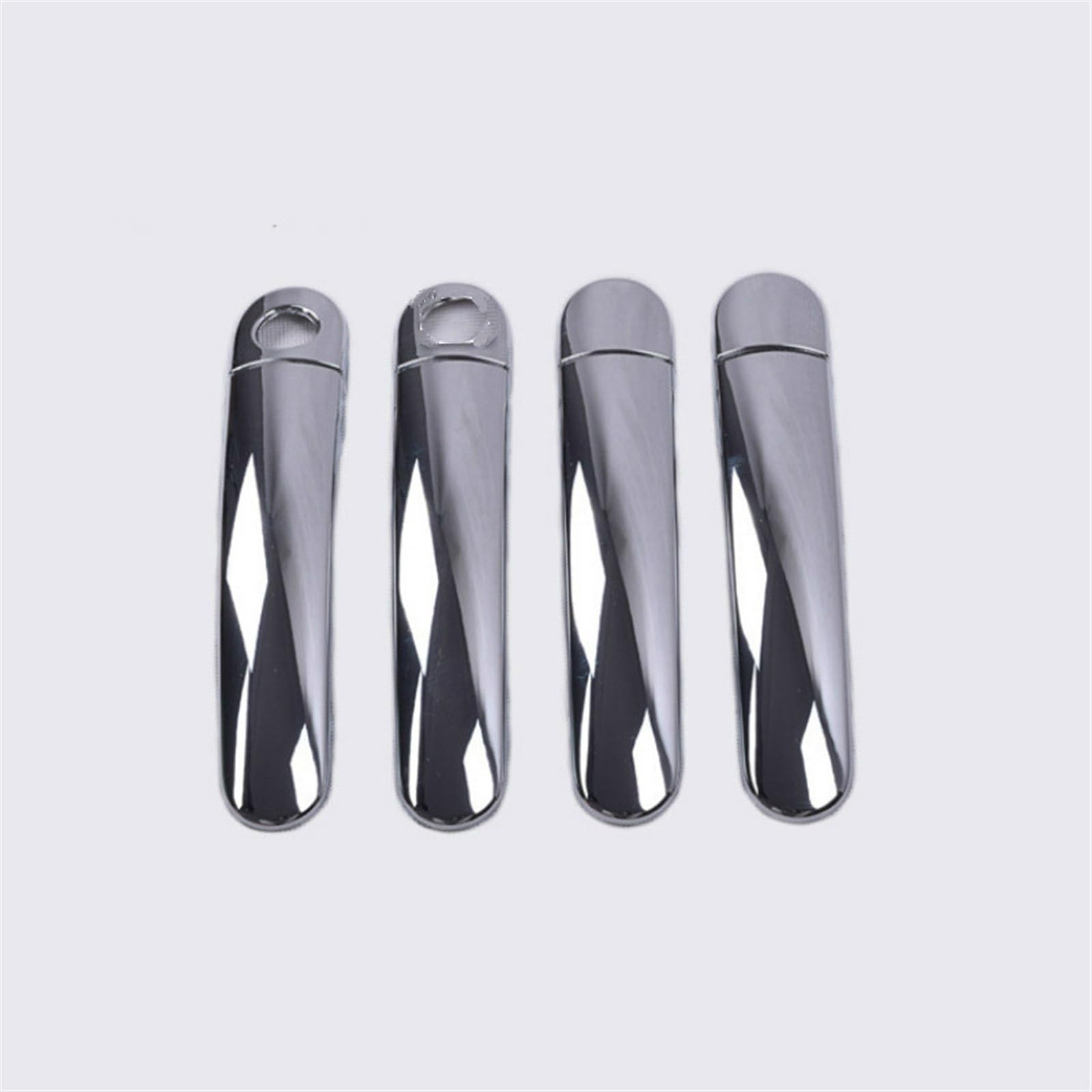 NOHEEU Gloss Black Chrome Car Door Handle Covers Accessories Styling for VW for Golf 5 MK5 for V Rabbit 1K 2004-2009(Style4)