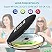 Portable Bluetooth CD Player, Personal Compact CD Player with Headphones/LCD Display/USB Power Adapter, Portable Disc Player with Electronic Skip Protection and Anti-Shock Function, Black