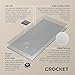 Crocket Plato de Ducha Resina Antideslizante Stone 70 x 70 - Efecto...