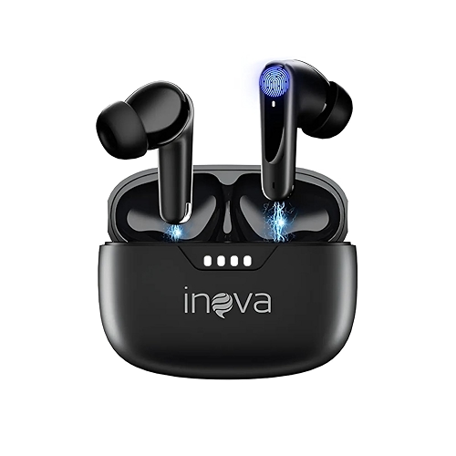 INAVA Fone de Ouvido Bluetooth 3ª Geração, 50 Horas de Bateria, Microfone com Cancelamento...
