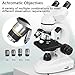 Metal Body Binocular Microscope Kits, 20000X Magnification, Dual LED Illumination, All Glass Optics, with Electronic Eyepiece and Phone Adapter