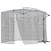Mt malatec 12266 moustiquaire pour parasols avec fermeture éclair 3,5 m
