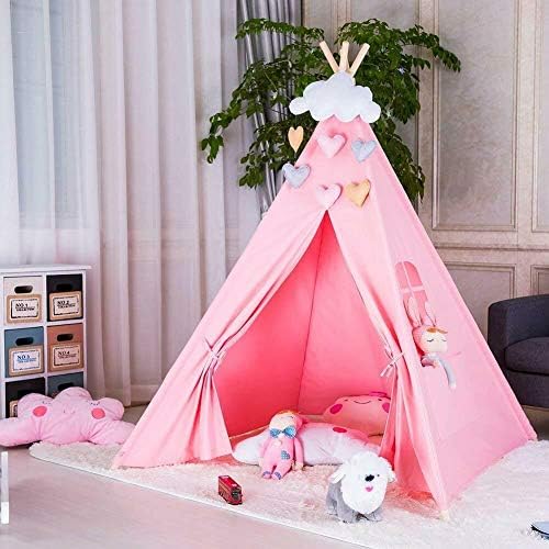 childrens pink teepee