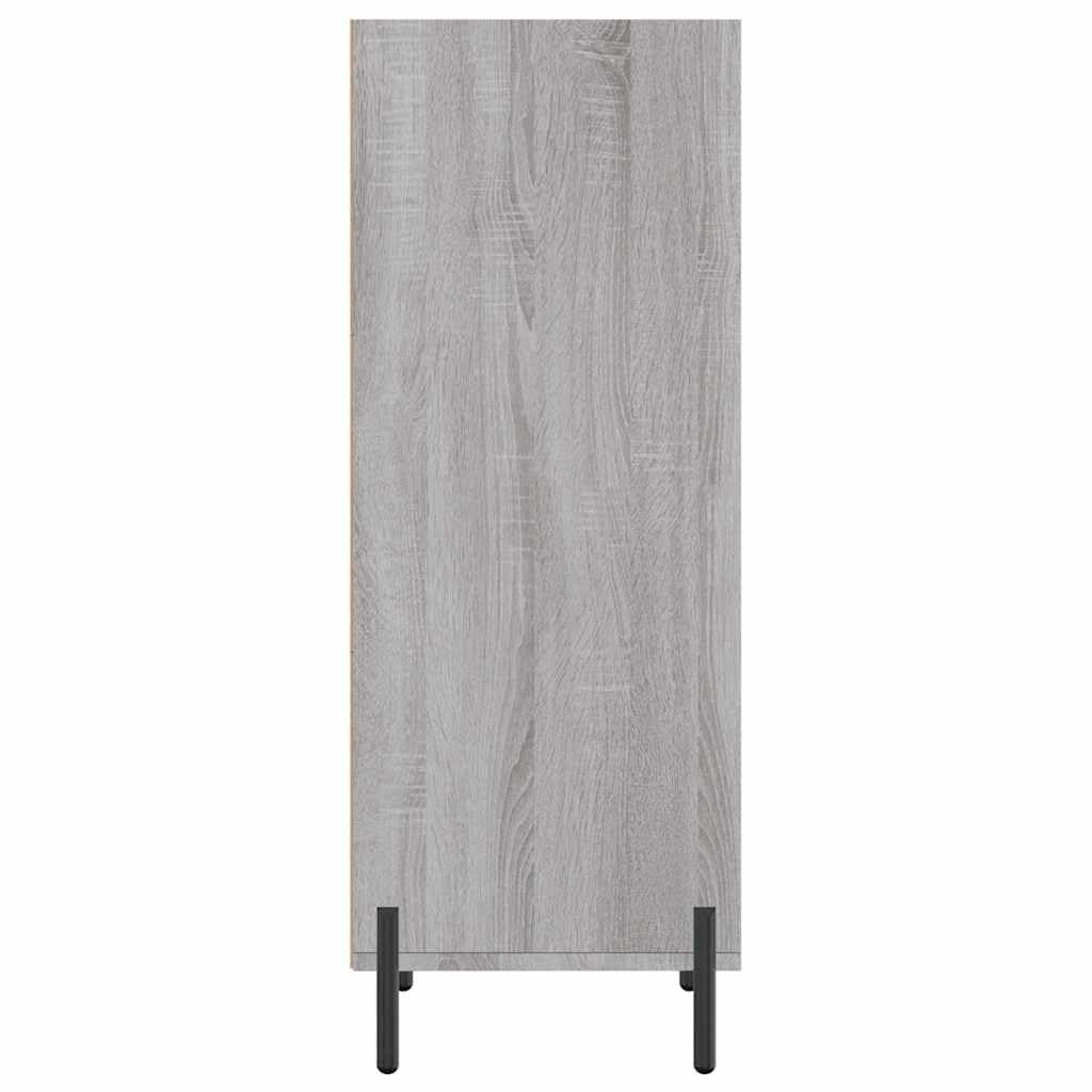 Aparador Sonoma gris 34,5 x 32,5 x 90 cm armario de madera