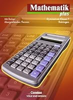Mathematik plus 7. Lehrbuch. Thüringen. Euro-Ausgabe 3060005516 Book Cover