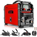 Elettrodo Saldatrice Inverter Stick/Lift MIG: DEKO 220V 135Amp MIG/Lift TIG/Stick 3-in-1 Saldatrice IGBT Inverter Set portatile per proprietari di case e appassionati del fai da te