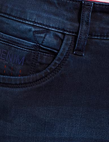 Image of Monte Carlo Mens Cotton Blend Trouser (2220873006Dn-1-36, Dark Blue, S)