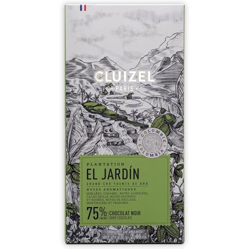 Cluizel Tablet El Jardin Dark Chocolate 75%, 70G