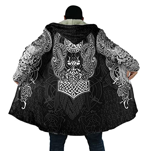 Manteau coupe-vent à capuche Mjölnir pour vos randonnées d'hiver et sorties décontractées Vegvisir