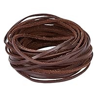 Rotolo Di Pelle Doppia Faccia GORGECRAFT - 5 M X 10 Mm, Marrone, Per Artigianato, Borse, Accessori Fai Da Te - Foto 7