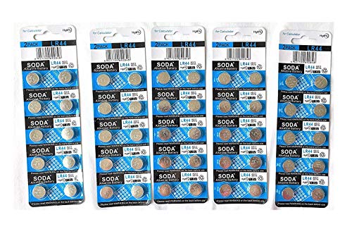 50 x AG13/LR44/A76 Alkaline button cell battery