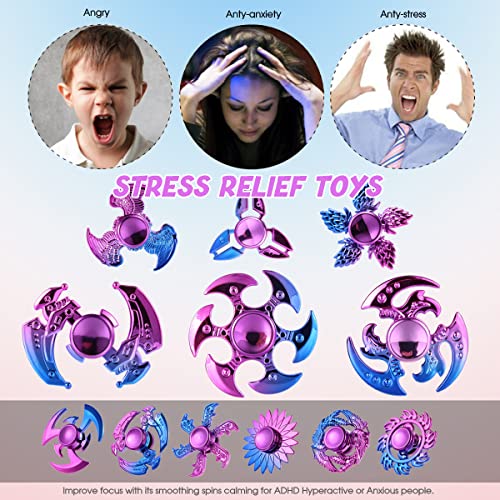 Jawhock 12 Pack Fidget Spinners, High Speed Hand Spinner Goodie Bag Stuffers Adhd Anxiety Toys Stress Relief Reducer, Classroom Prizes Birthday Return Gifts For Kids #TOP3