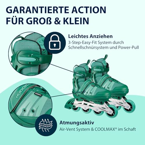 HUDORA Inline Skates Comfort - Inliner für Kinder & Jugendliche in versch. Größen - Roller Skates...