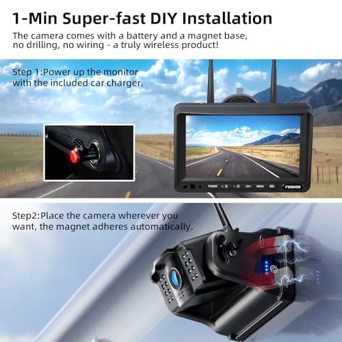 Smart RV Backup Camera Wireless
