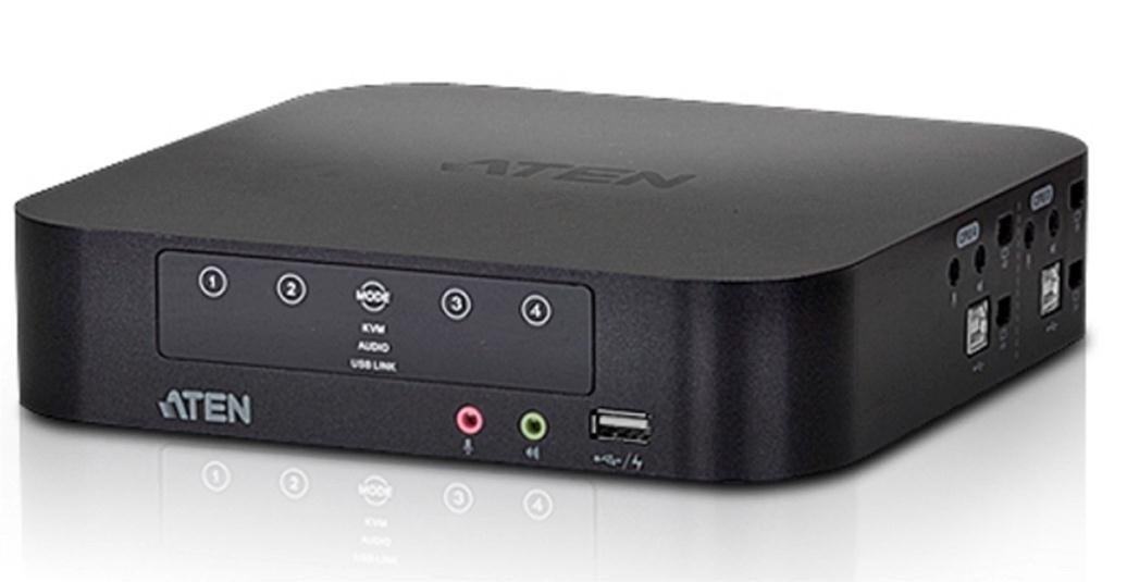 4-Port USB 2.0 Mini DisplayPort Dual View KVMP Switch