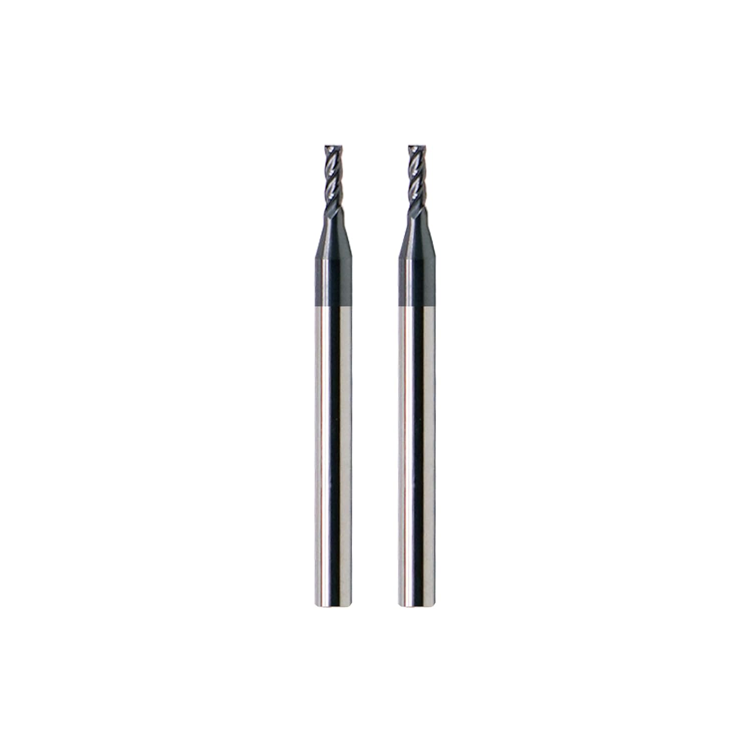 LU&MN End Mills, Carbide Square Mill Bits Sets for Milling Alloy Steels, Hardened Steel, Metal & More, Ideal for DIYers and Professionals, 4T, 4 Flute (10, 1/16 in)