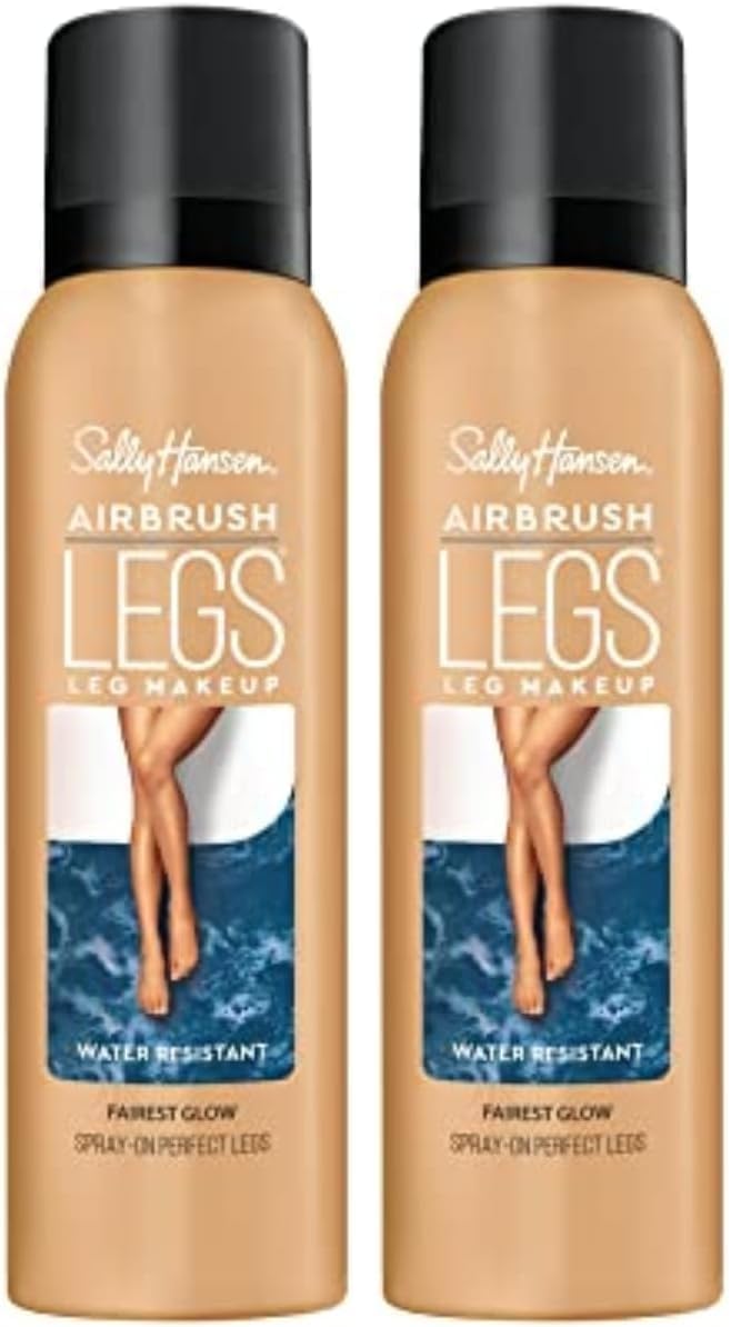 Airbrush Legs, Spray-On Self-Tanner, Fairest Glow | 4.4 Oz | Pack of 2