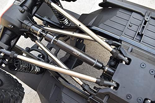 Carbon Steel Front + Rear CVD Drive Shaft For Axial 1/6 SCX6 Jeep JLU Wrangler AXI05000-6Pc Set Black