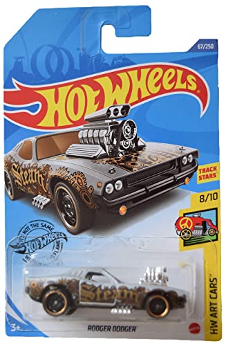 Hot Wheels Rodger Dodger Silver 1:64 miniatura 1