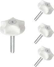 4 Pcs Headboard Fixings Bolts - M8 Heavy Headboard Screws and Washers for Divan Beds Fittings, Bolt Fittings to Keep the Headboard Fixed, Simple Installation and Firm Fixation