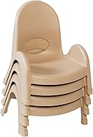 Vista 17 de Angeles Juego de 4 sillas apilables de 5 pulgadas (verde trébol) (AB7705PG4)