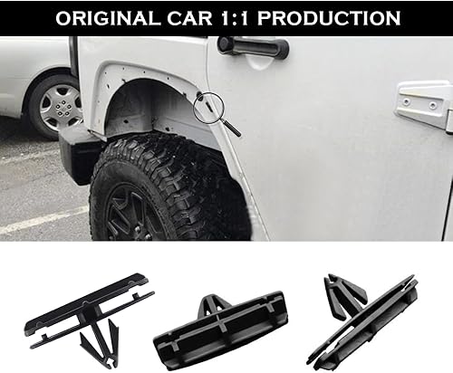 Miniatura 5 de 25 clips para guardabarros de automóvil, reemplazan a OEM #68039280-AA sujetadores de clips de automóvil compatibles con Jeep Wrangler JK Unlimited