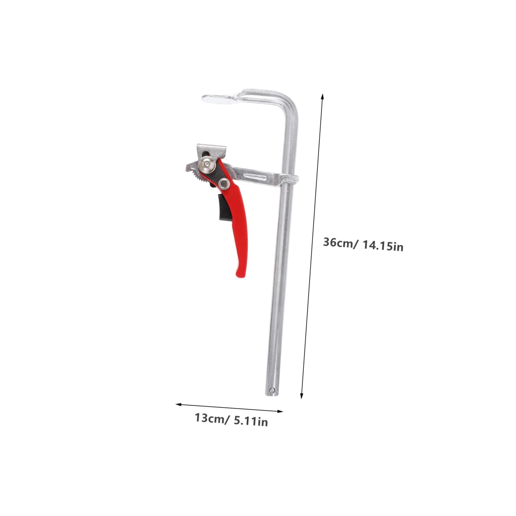 NUOBESTY Serrage-joint en F Travail du Bois, Pince Fixe Robuste en Acier au Carbone, Prise Confortable et Résistante à L’usure pour Bricolage et Menuiserie Couleur Aléatoire