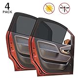 Tamaño universal: después de pruebas precisas, ofrecemos parasol ventana coche que se adapta al 99% de todas las ventanas. Tamaño grande (más adecuado para ventanas trapezoidales). Longitud de la ventana (máxima): 110 cm, altura de la ventana (máxima): 52 cm. Mida el tamaño de las ventanas laterales delantera y trasera del automóvil antes de comprar.