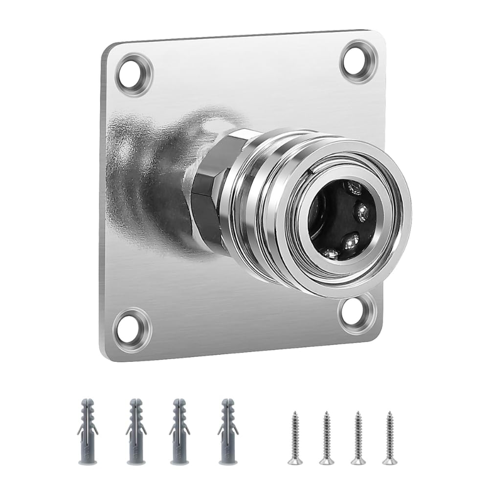 starq pressure washer foam cannon holder, 1/4" quick connect automatic mount, stainless steel nozzle tip organizer, pressure washer accessory storage rack