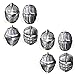 Beistle S66802AZ2 Knight Masks 8 Piece, Multicolored