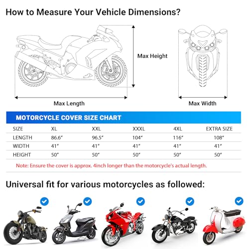 Favoto All-Weather Motorcycle Cover