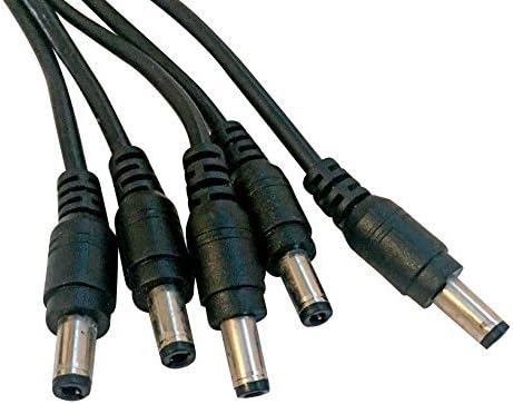 DC Power 12V 5.5mm x 2.5mm Barrel Male Plug Connector Pigtail (20AWG) 50cm