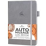 Clever Fox Auto Mileage Log Book – Vehicle Logbook with Mileage, Expense, Gas Consumption &...