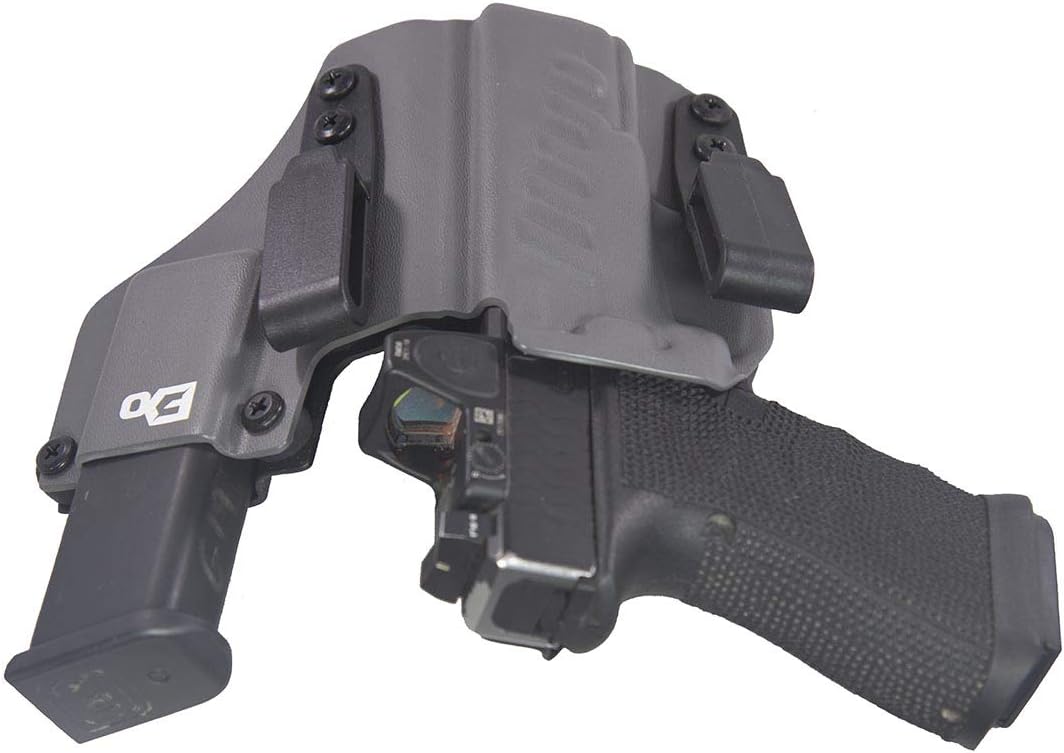 Fierce Defender IWB Kydex Holster Compatible with Glock 19 23 32 -The +1 Series -Made in USA- GEN 5 Compatible