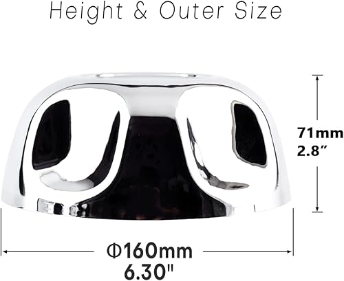 Miniatura 2 de GTownWorks - Tapones centrales de rueda de 6.299 in y 6.26 pulgadas para Ford Explorer 1993-2003 Ford Ranger 1997-2001 Mercury Mountaineer