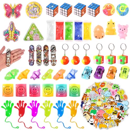 Jouet Cadea Anniversaire Enfant, Petit Cadeau Anniversaire Enfants Invites, Assortiment de Jouets pour Enfant,Pinata Remplissage, School Award, Prix Noël Halloween Stuffers pour garçons et filles