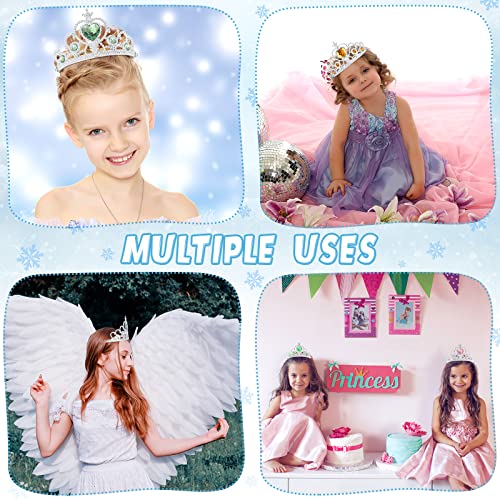30 Pieces Tiara Crown Set Princess Crown for Girls Princess Dress Up Costume Party Accessories Plastic Crown Princess Tiaras for Little Girls Women kids Play Jewelry Birthday Princess Party Favors - Thumbnail 7