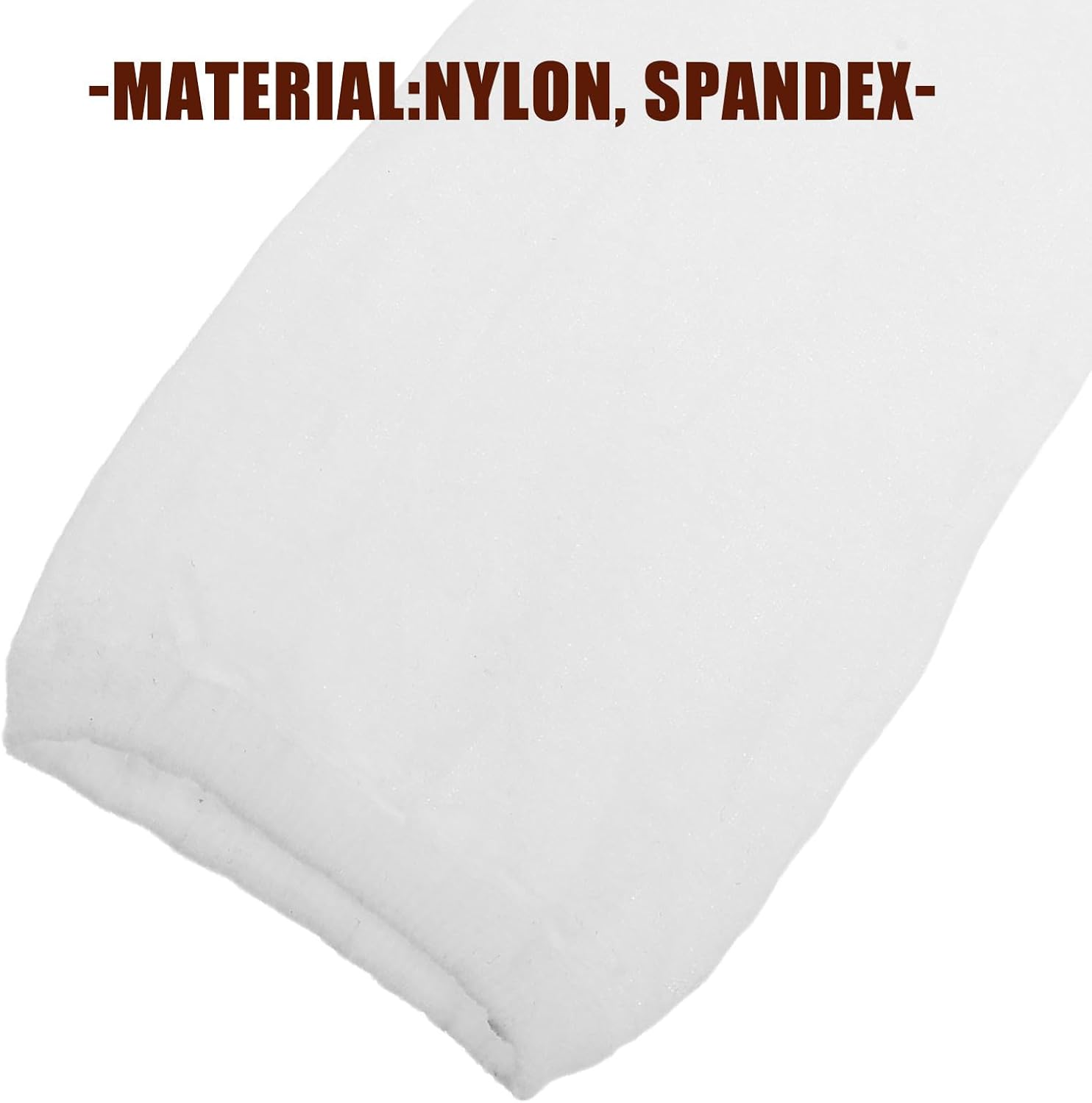 5Pcs White Ceiling Fan Blade Covers, Reusable Dustproof Nylon Spandex Guard
