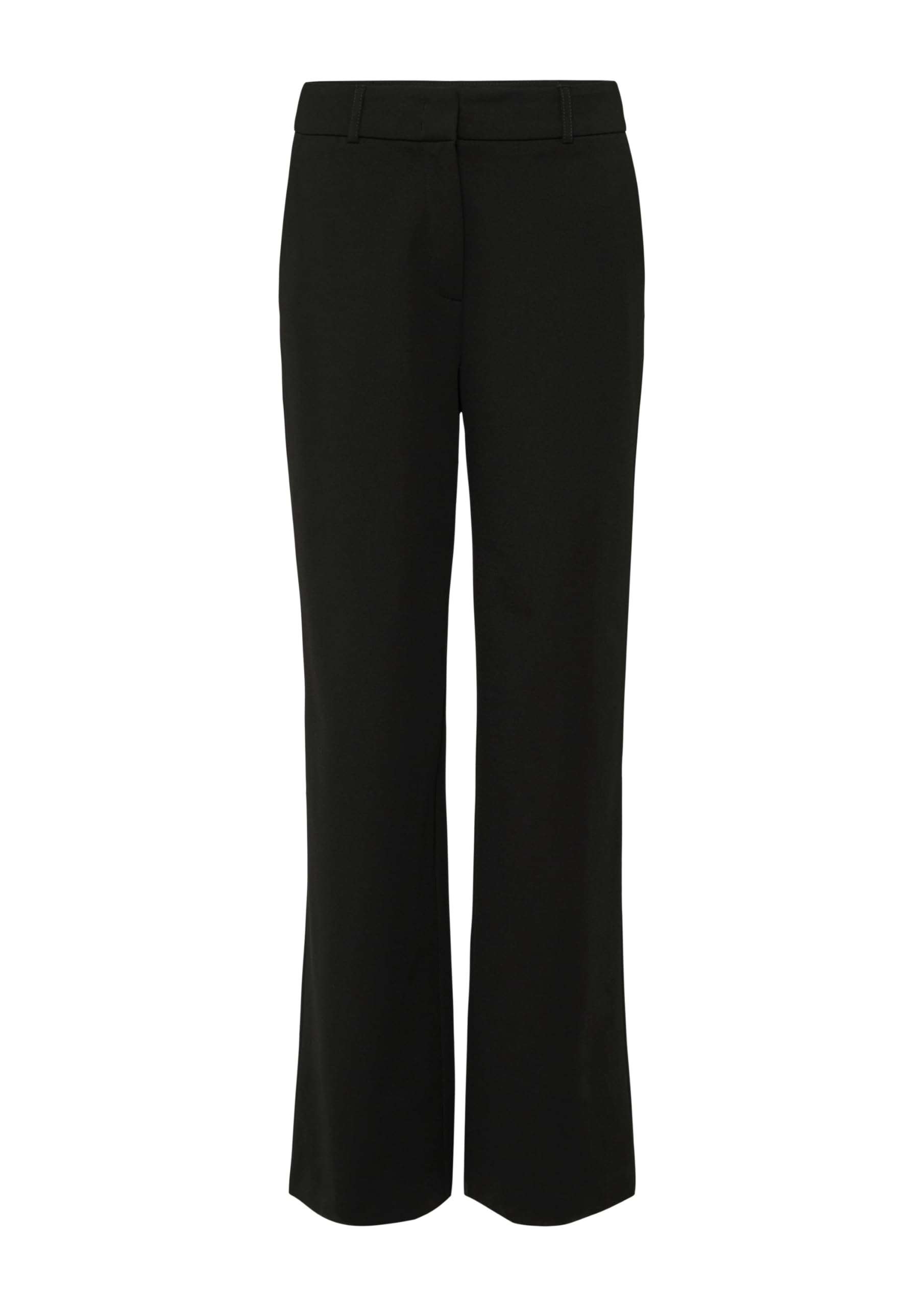 Comma Damen Hose Marlenehose aus Elastischem Viskosemix mit Eingrifftaschen