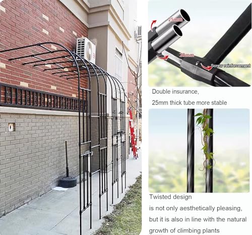 Treillis d'extérieur résistant aux intempéries pour plantes - 4