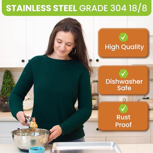 image for Spring Chef Extra Small Cookie Scoop, Stainless Steel Melon Baller, Ba