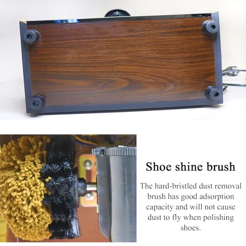 ZEBWAY Fully Automatic Induction Shoe Polishing Machine, Automatic Household Shoe Polishing Machine, Public Electric Titanium Shoe Polishing Machine,B - Thumbnail 2