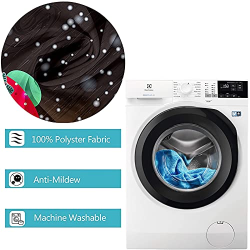 Rideau de douche en polyester KnSam lavable et imperméable 180x180