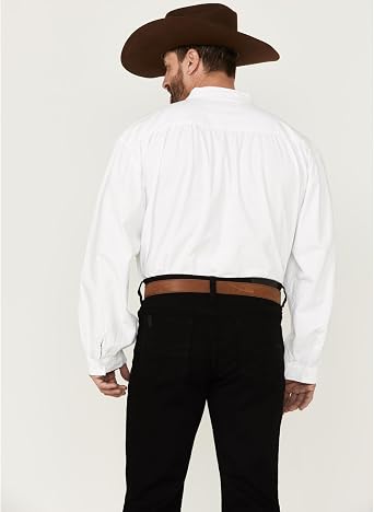 Scully Rangewear Men's Rangewear Solid Frontier Shirt - Rw013 Wht