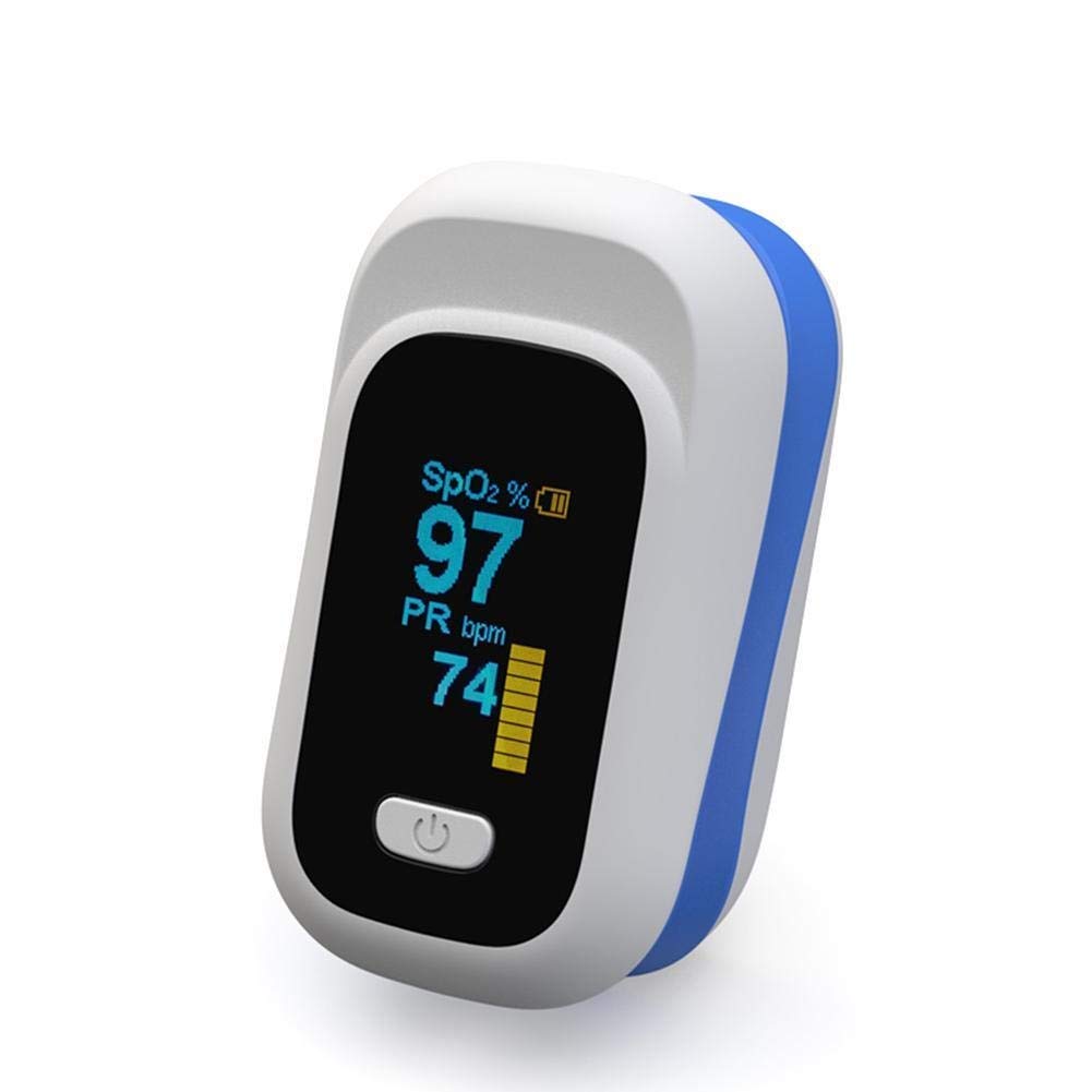 Oxímetro portátil para el hogar SpO2 Monitor de oxígeno en la sangre Oxímetro de pulso de dedo con pantalla digital para la familia del hogar Oxímetro portátil para el hogar （Colores de estilo aleatorio ）
