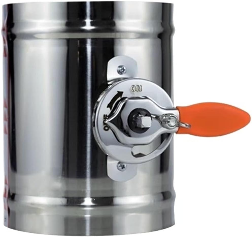 1pcs Stainless Steel Manual Air Valve Fresh Air Volume Control Valve Circular Ventilation Duct Closed Check Exhaust Valve